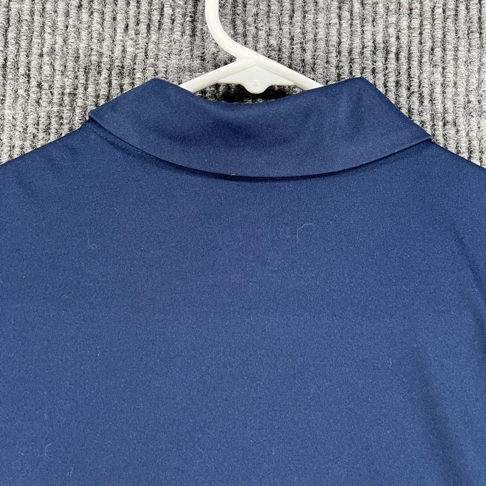 Los Angeles Rams Polo Shirt Mens Medium Blue Short Sleeve Nike NFL Football